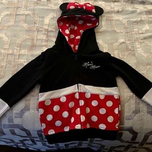 GUC Disney Minnie Mouse Zip Up Hoodie 4T